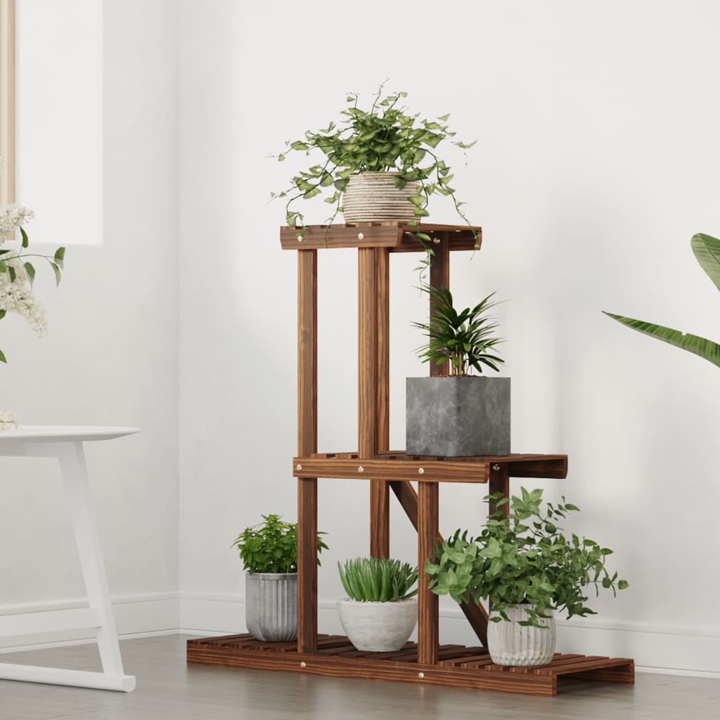 Portafiori 81x25x75,5 cm in Legno Massello di Abete - homemem39