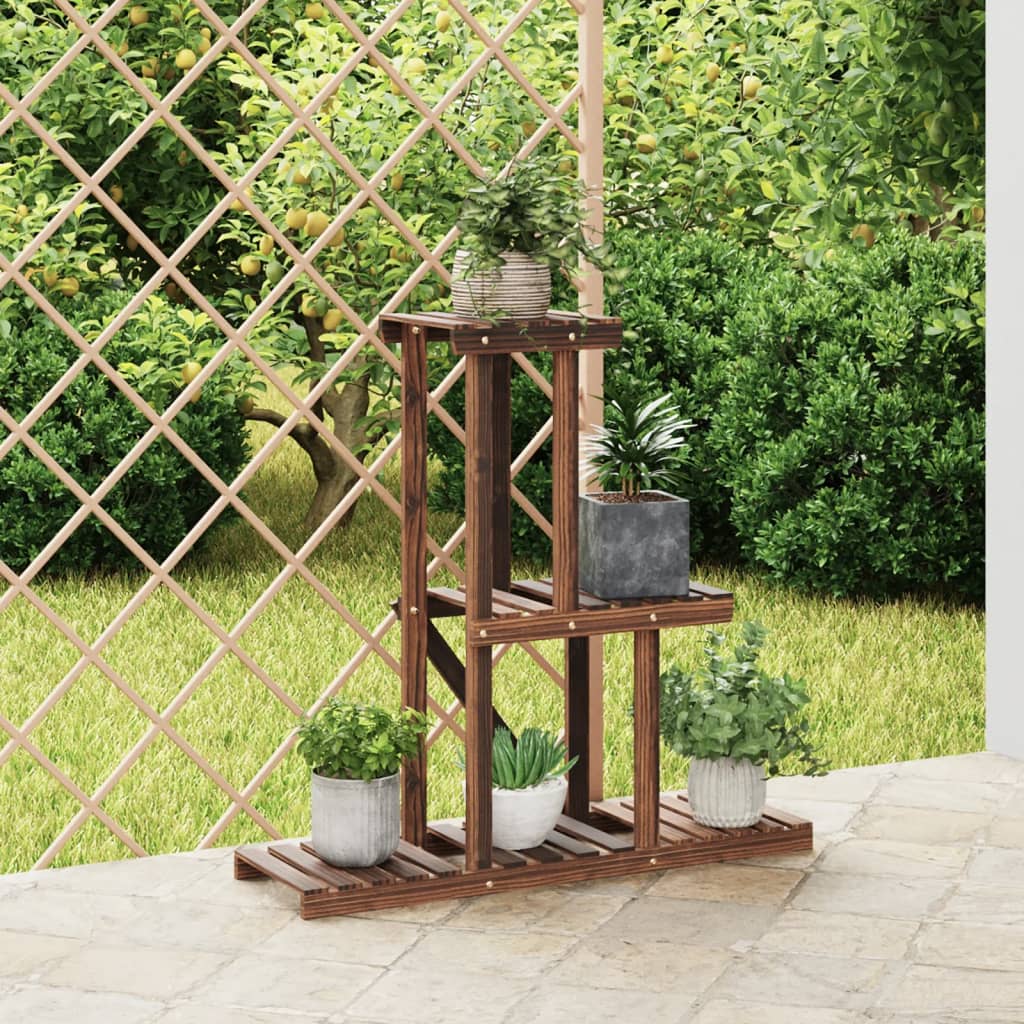 Portafiori 81x25x75,5 cm in Legno Massello di Abete - homemem39