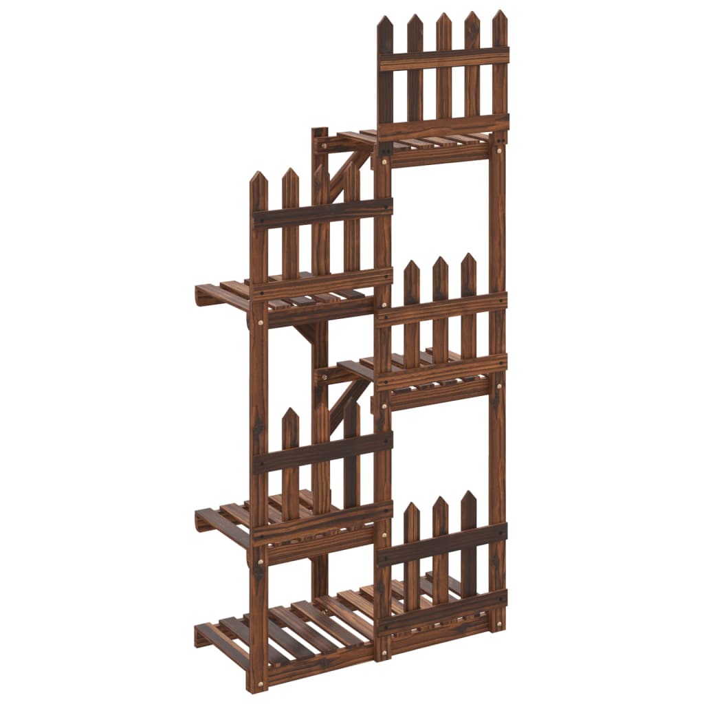 Portafiori 60x25x130 cm in Legno Massello di Abete - homemem39
