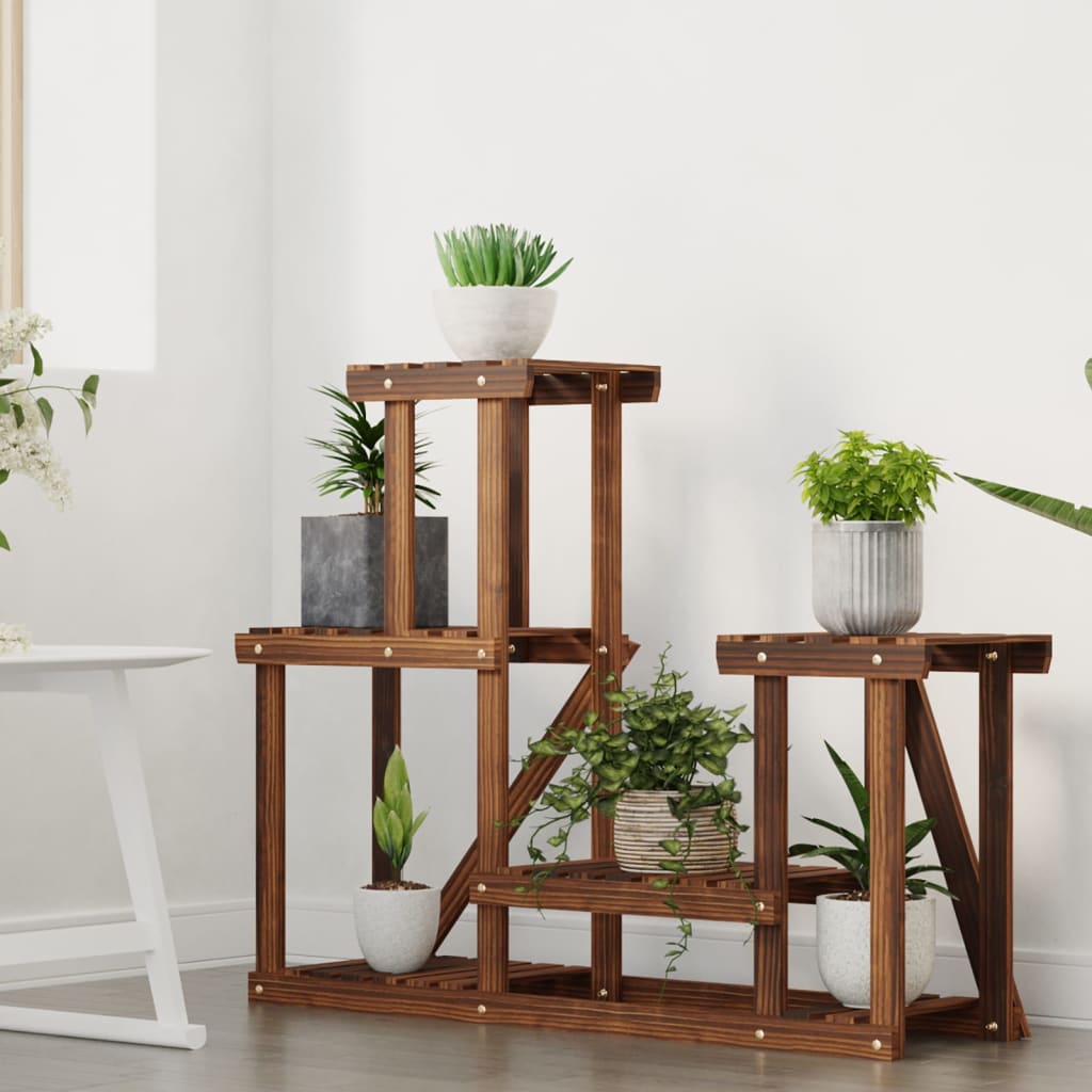 Portafiori 90x25x73,5 cm in Legno Massello di Abete - homemem39