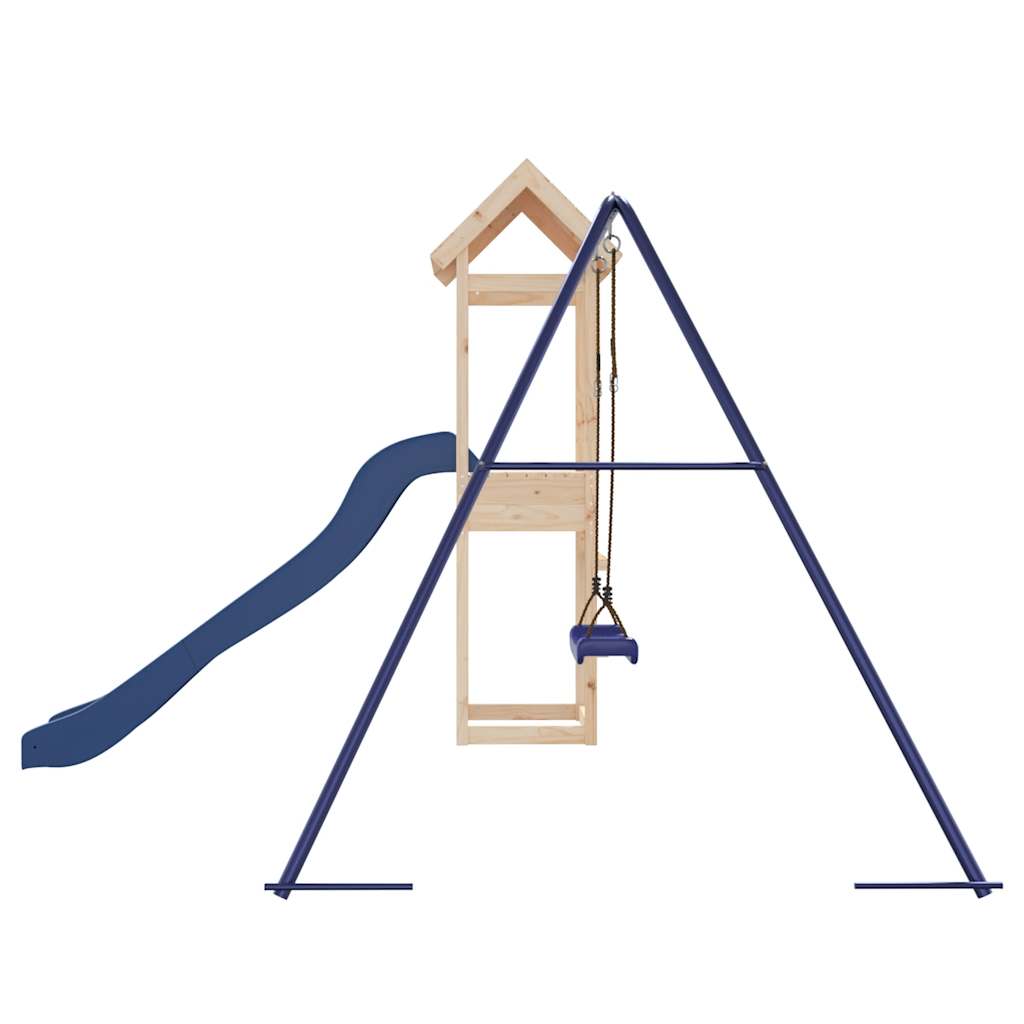 Set da Gioco da Esterno in Legno Massello di Pino - homemem39