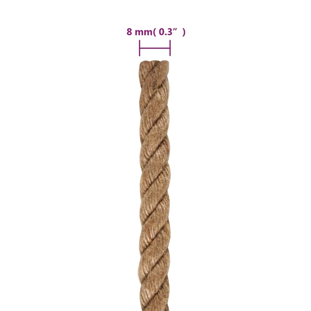 Corda in Juta Lunga 250 m Spessa 8 mm | homemem39