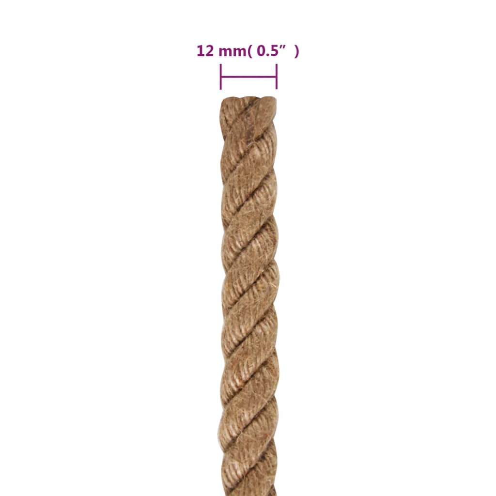 Corda in Juta Lunga 25 m Spessa 12 mm | homemem39
