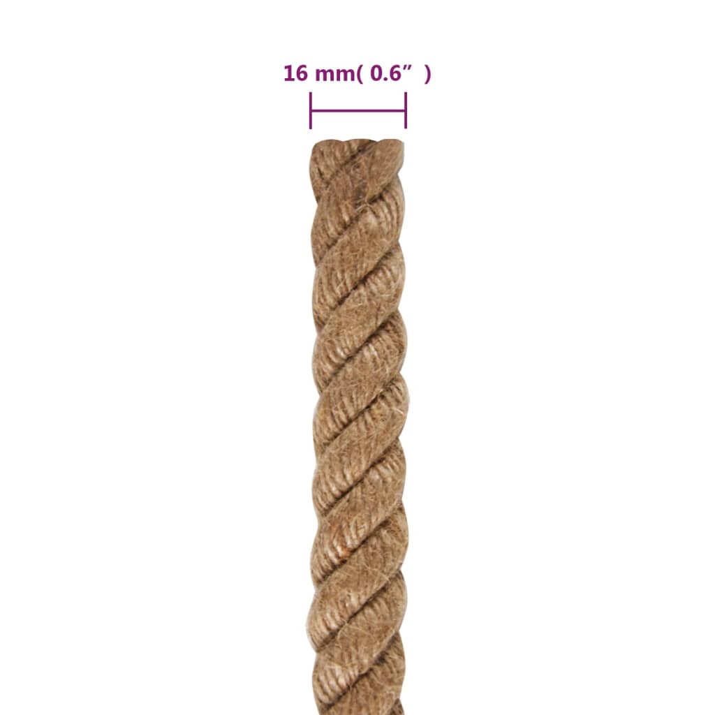 Corda in Juta Lunga 50 m Spessa 16 mm | homemem39