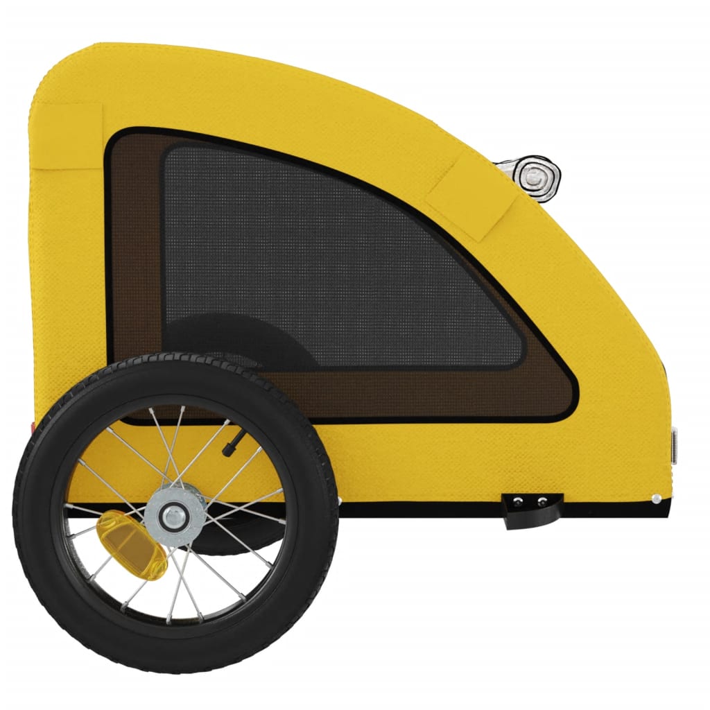 Rimorchio da Bici per Animali Giallo Oxford e Ferro - homemem39