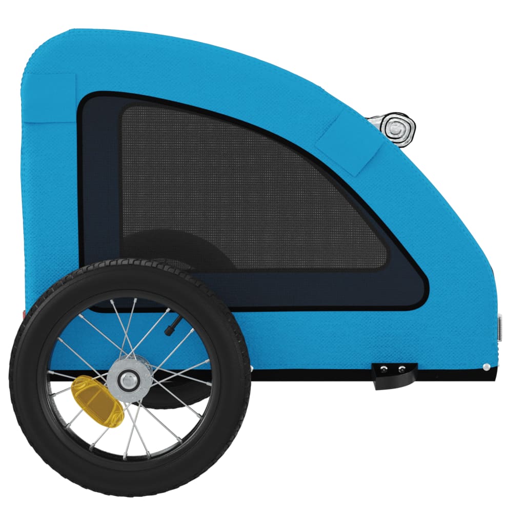 Rimorchio da Bici per Animali Blu Oxford e Ferro - homemem39