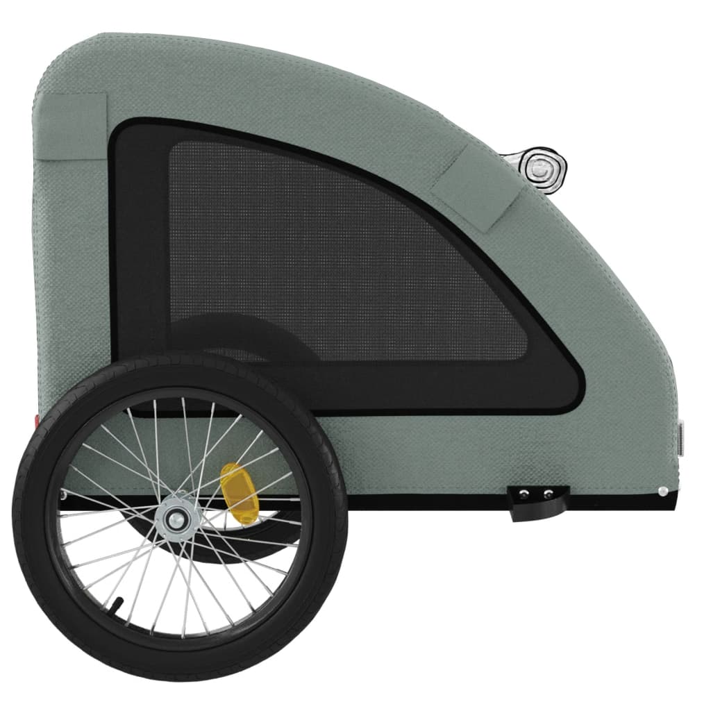 Rimorchio da Bici per Animali Grigio Oxford e Ferro - homemem39