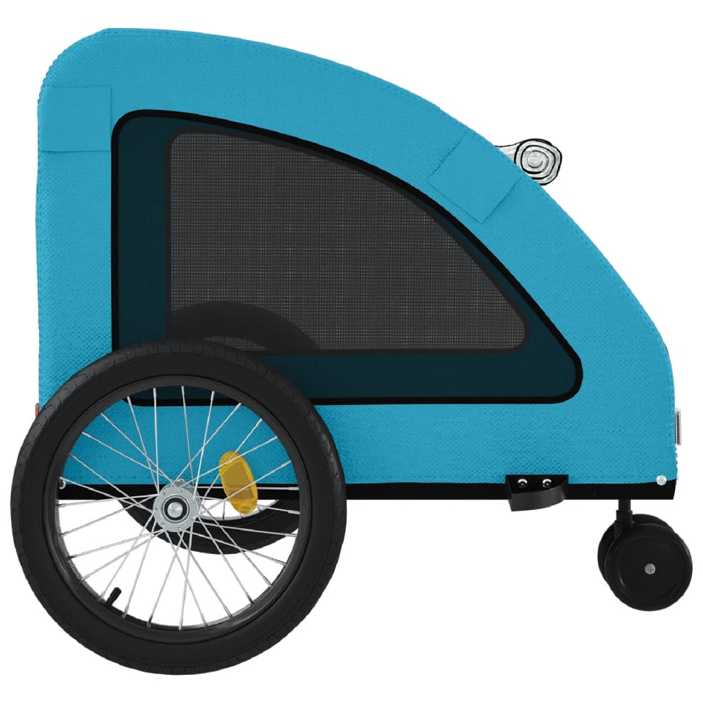 Rimorchio da Bici per Animali Blu Oxford e Ferro - homemem39