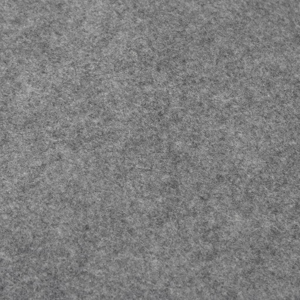 Telo Sotto Piscina Grigio Chiaro Ø306 cm Geotessile Poliestere