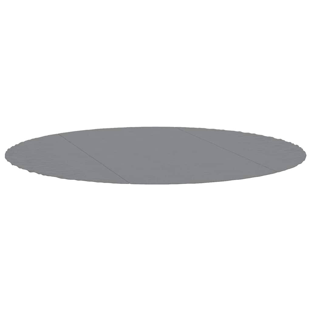 Telo Sotto Piscina grigio chiaro Ø306 cm Geotessile Poliestere