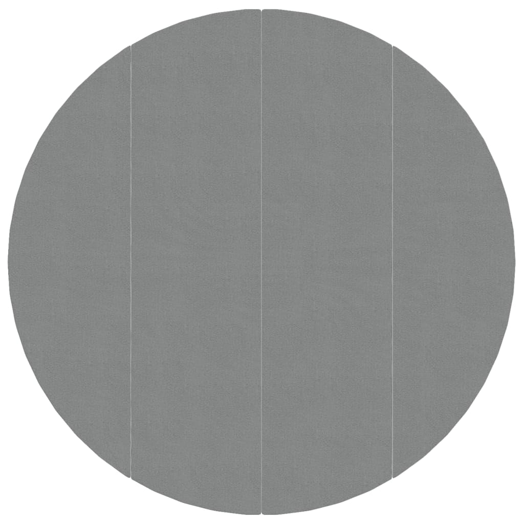 Telo Sotto Piscina Grigio Chiaro Ø428 cm Geotessile Poliestere