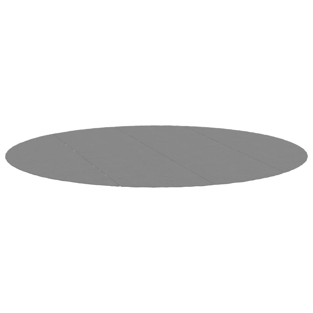 Telo Sotto Piscina Grigio Chiaro Ø428 cm Geotessile Poliestere