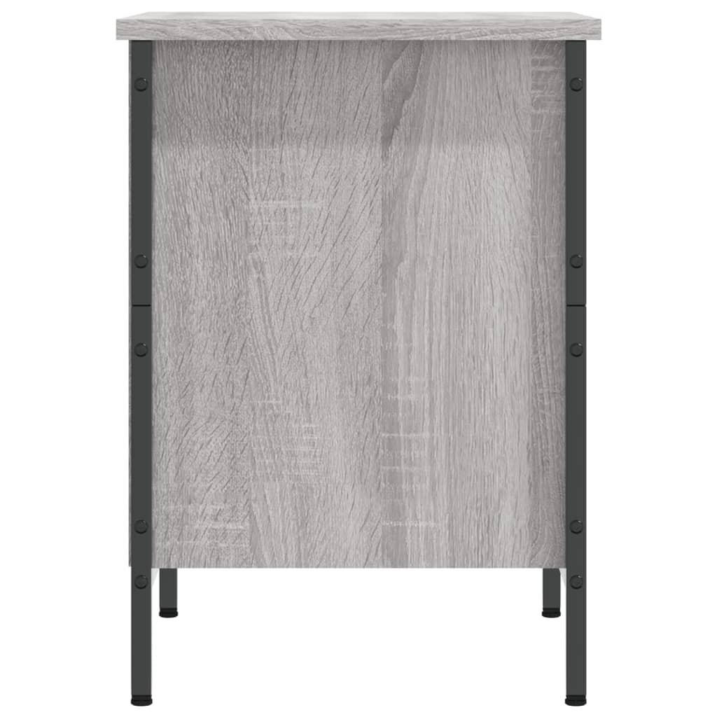 Scarpiera Grigio Sonoma 38x35x50 cm in Legno Multistrato - homemem39