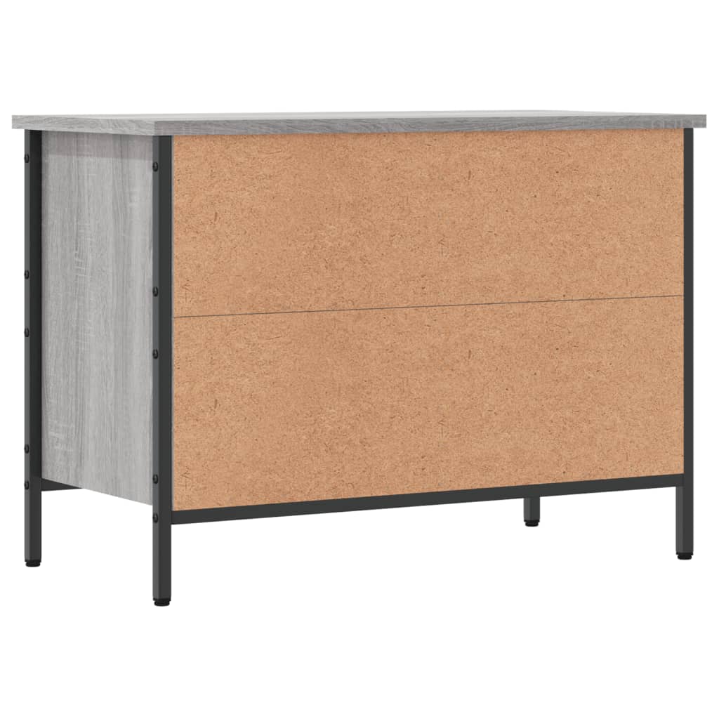Scarpiera Grigio Sonoma 69x35x50 cm in Legno Multistrato - homemem39