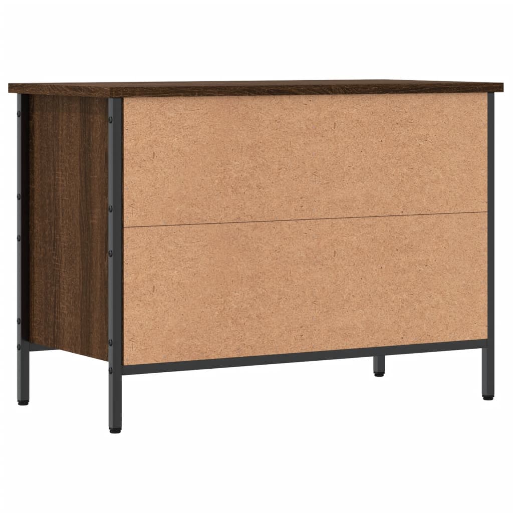 Scarpiera Rovere Marrone 69x35x50 cm in Legno Multistrato - homemem39
