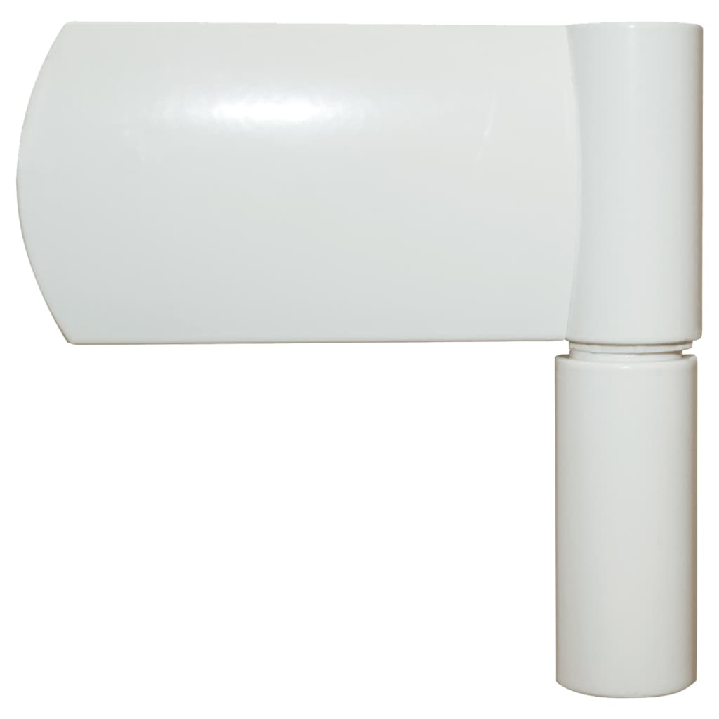 Porta Ingresso Bianca 110x210 cm in Alluminio e PVC - homemem39