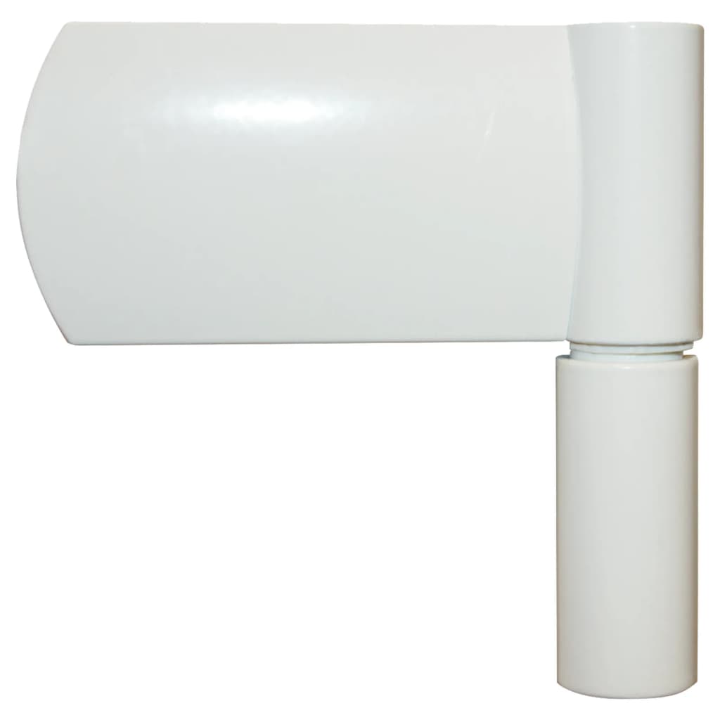 Porta Ingresso Bianca 100x210 cm in Alluminio e PVC - homemem39