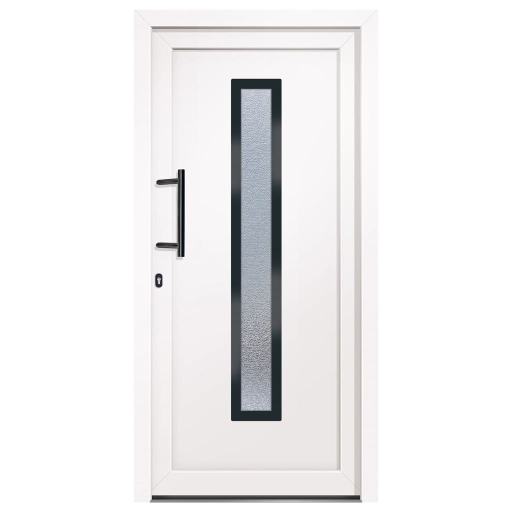 Porta Ingresso Bianca 98x200 cm in PVC - homemem39