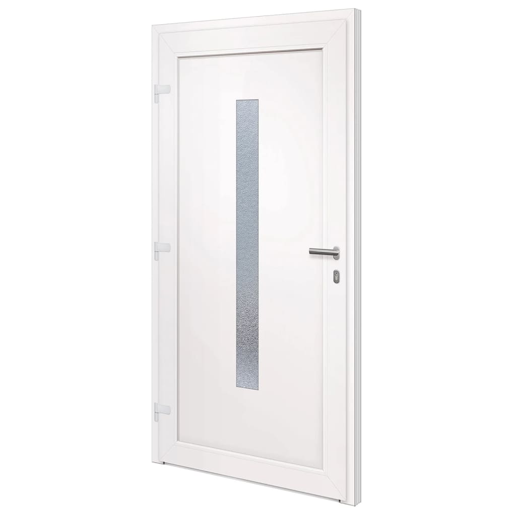 Porta Ingresso Bianca 98x200 cm in PVC - homemem39