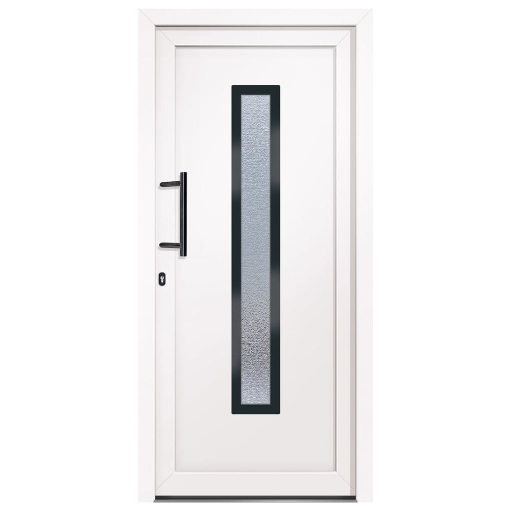 Porta Ingresso Bianca 98x208 cm in PVC - homemem39