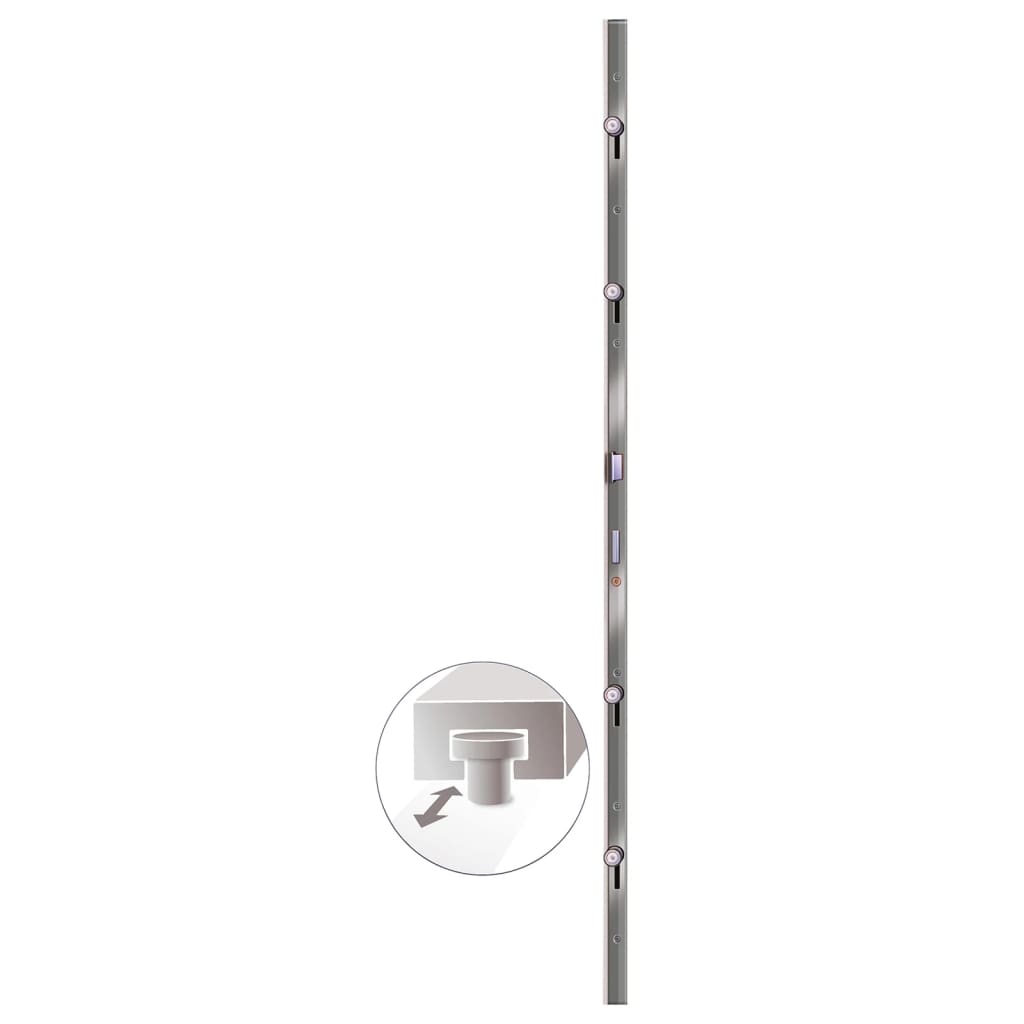 Porta Ingresso Bianca 98x208 cm in PVC - homemem39