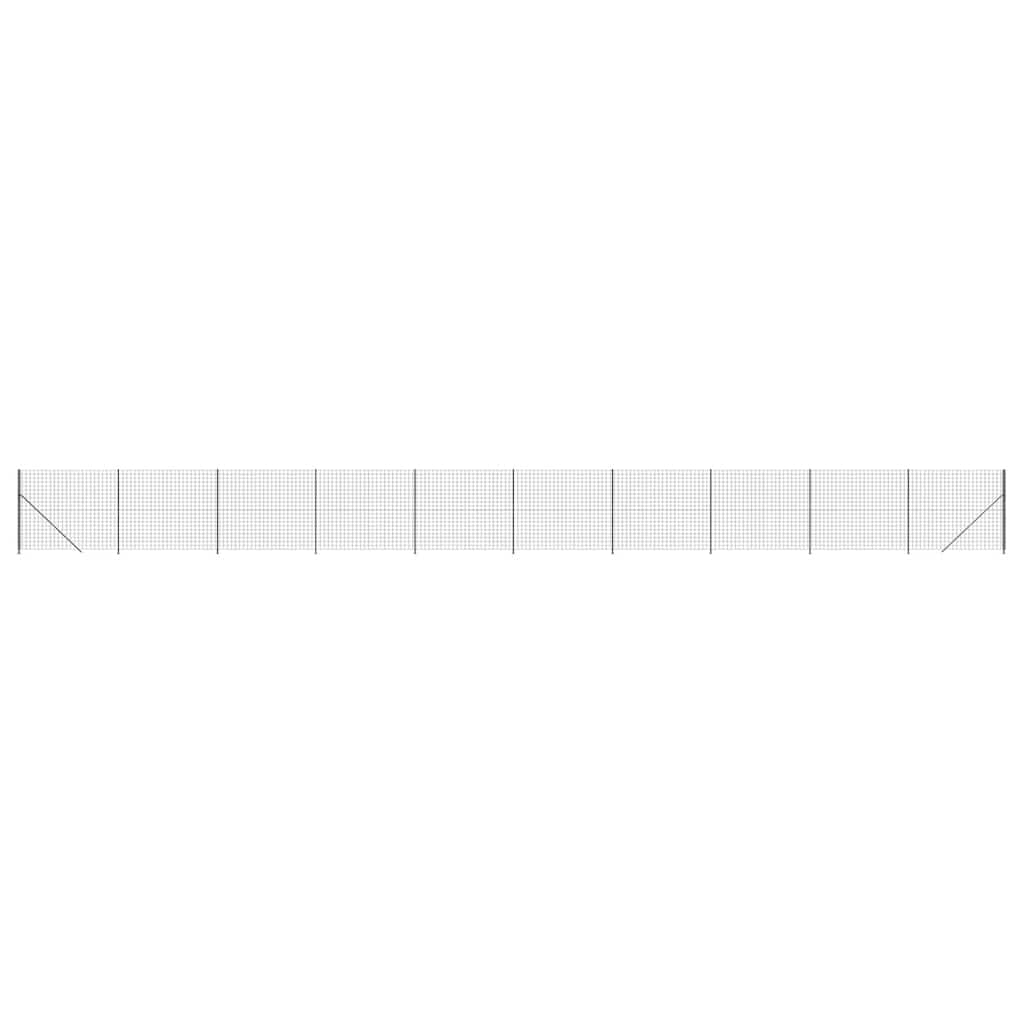 Recinzione Metallica con Flangia Antracite 2x25 m