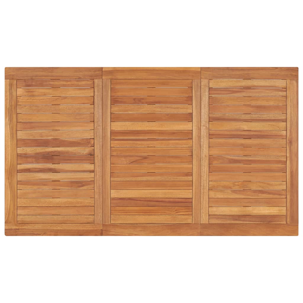 Set da Pranzo per Giardino 5 pz in Legno Massello di Teak | homemem39
