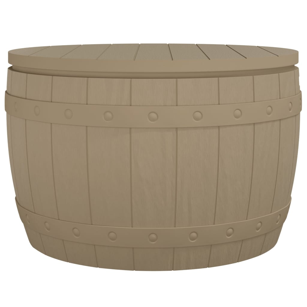 Contenitore da Giardino 3 in 1 Polipropilene Marrone Chiaro