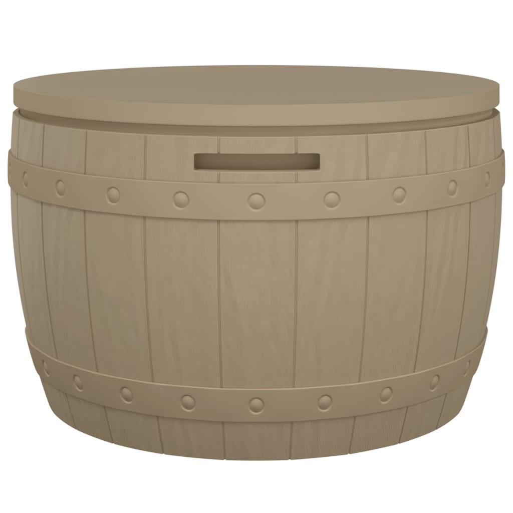 Contenitore da Giardino 3 in 1 Polipropilene Marrone Chiaro