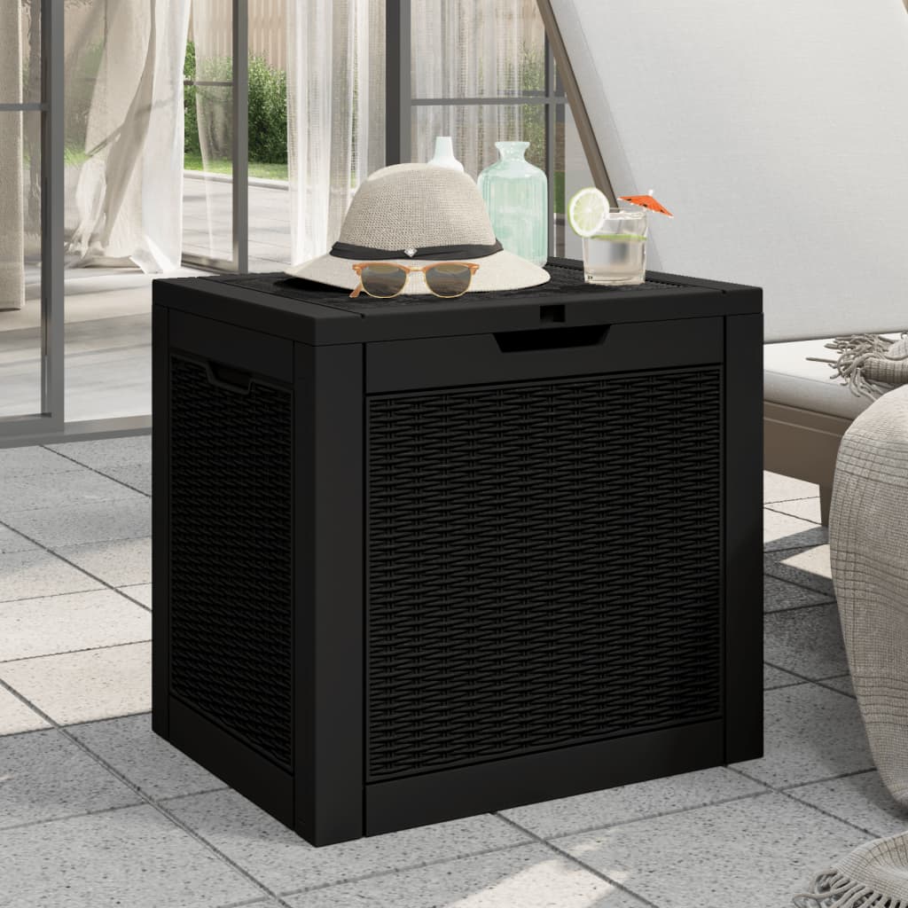 Contenitore Giardino Nero 55,5x43x53 cm Polipropilene - homemem39