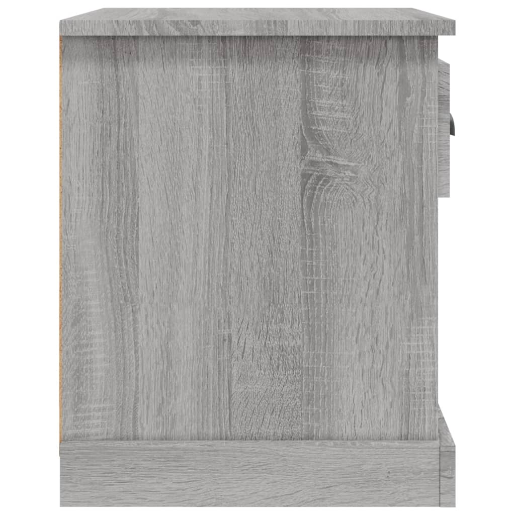 Comodino Grigio Sonoma 39x39x47,5 cm in Legno Multistrato - homemem39