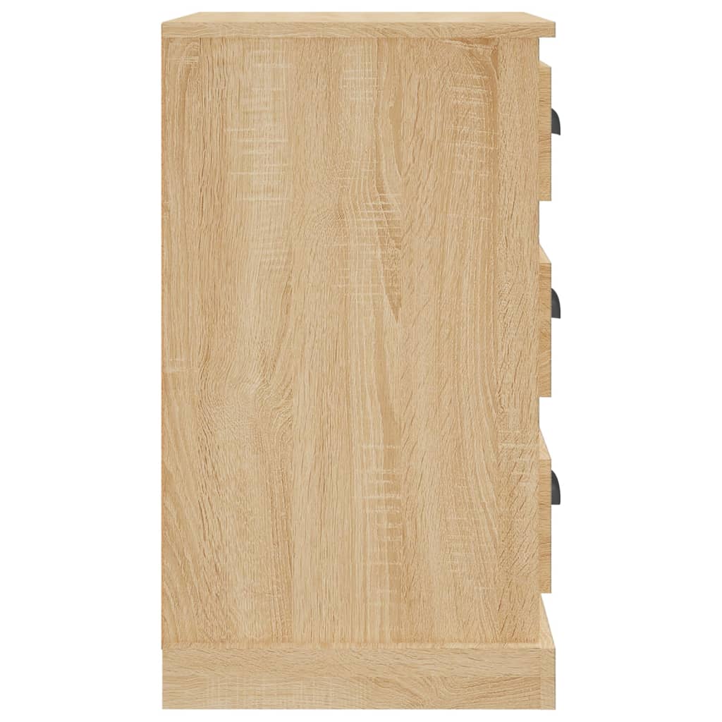 Comodino Rovere Sonoma 39x39x67 cm in Legno Multistrato