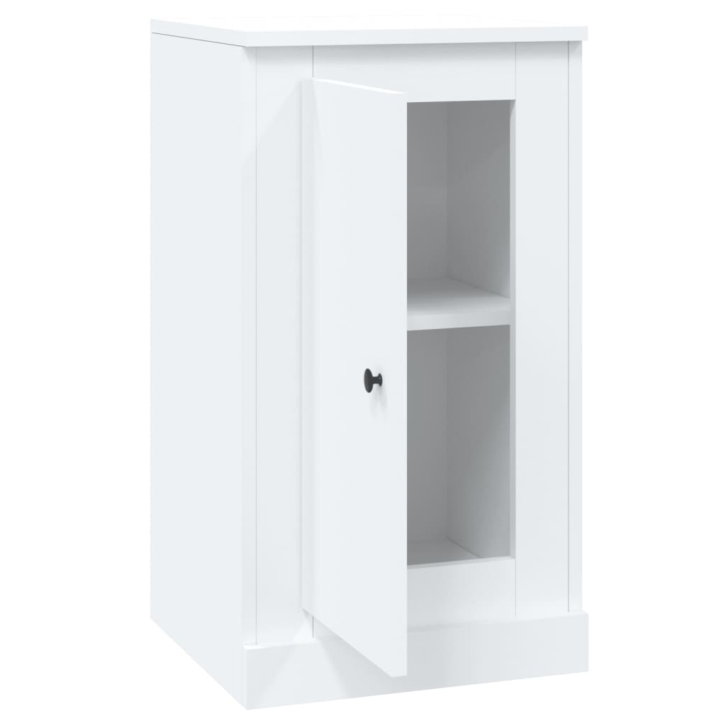 Credenza Bianca 37,5x35,5x67,5 cm in Legno Multistrato - homemem39