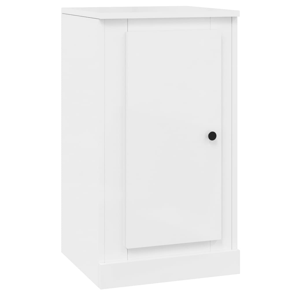 Credenza Bianco Lucido 37,5x35,5x67,5 cm in Legno Multistrato - homemem39