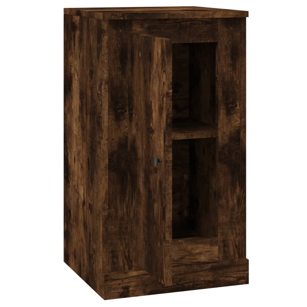 Credenza Rovere Fumo 37,5x35,5x67,5 cm in Legno Multistrato - homemem39