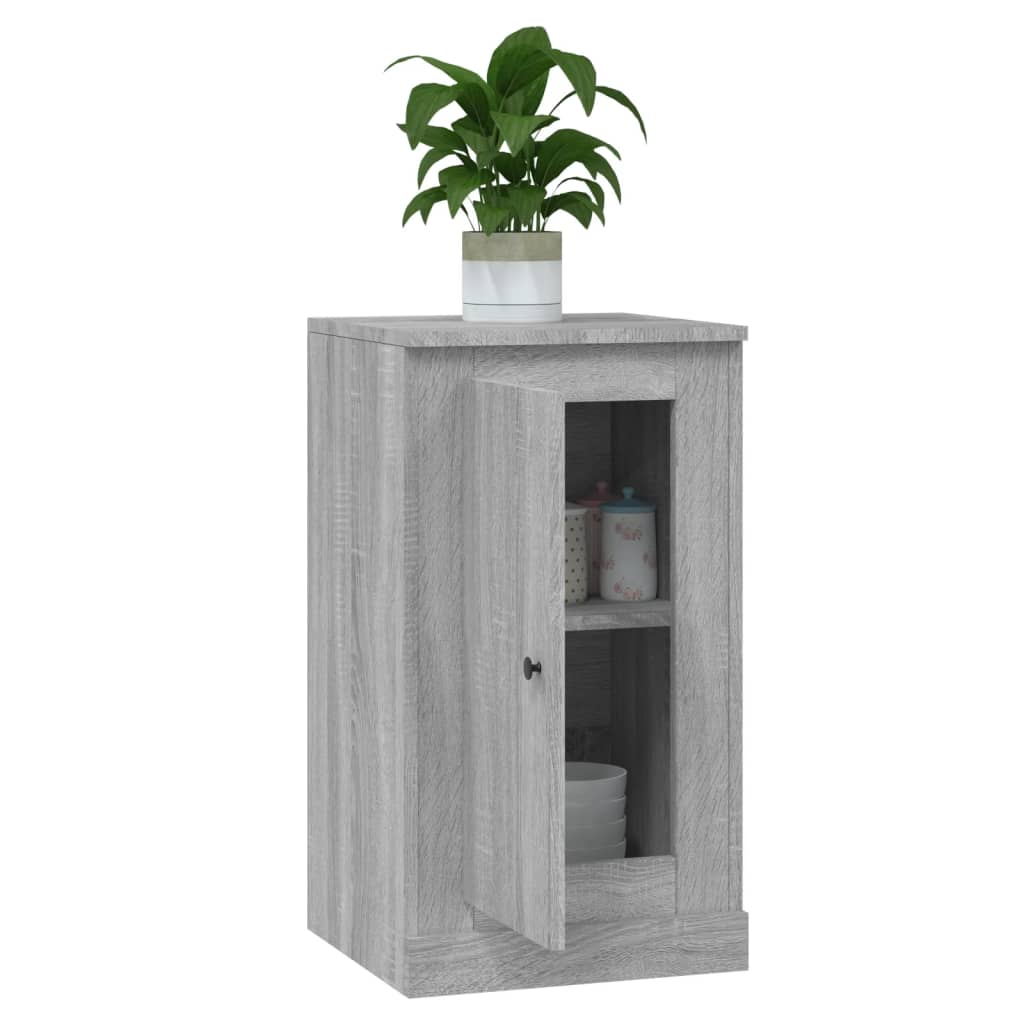 Credenza Grigio Sonoma 37,5x35,5x67,5 cm in Legno Multistrato - homemem39