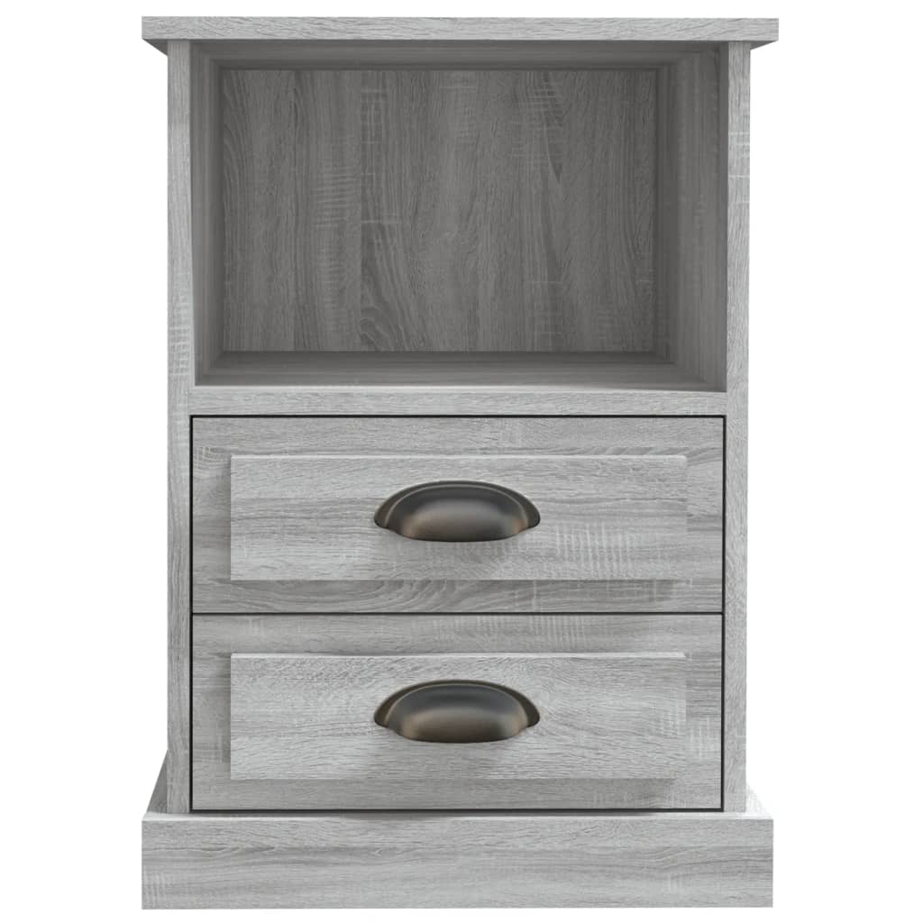 Comodini 2 pz Grigio Sonoma 43x36x60 cm - homemem39