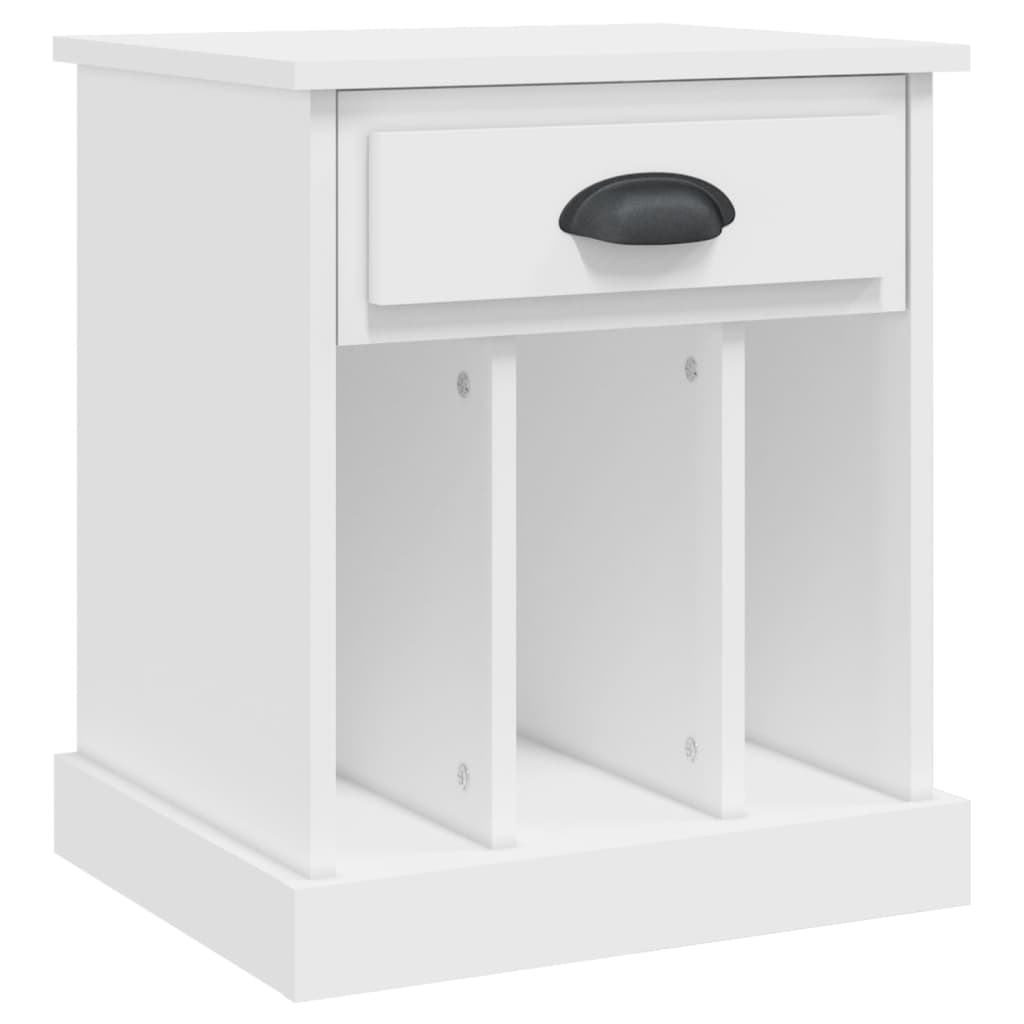 Comodino Bianco 43x36x50 cm - homemem39