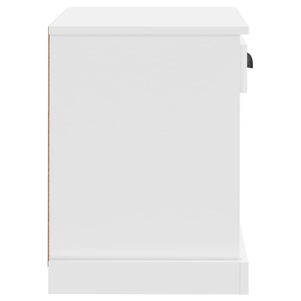 Comodino Bianco 43x36x50 cm - homemem39