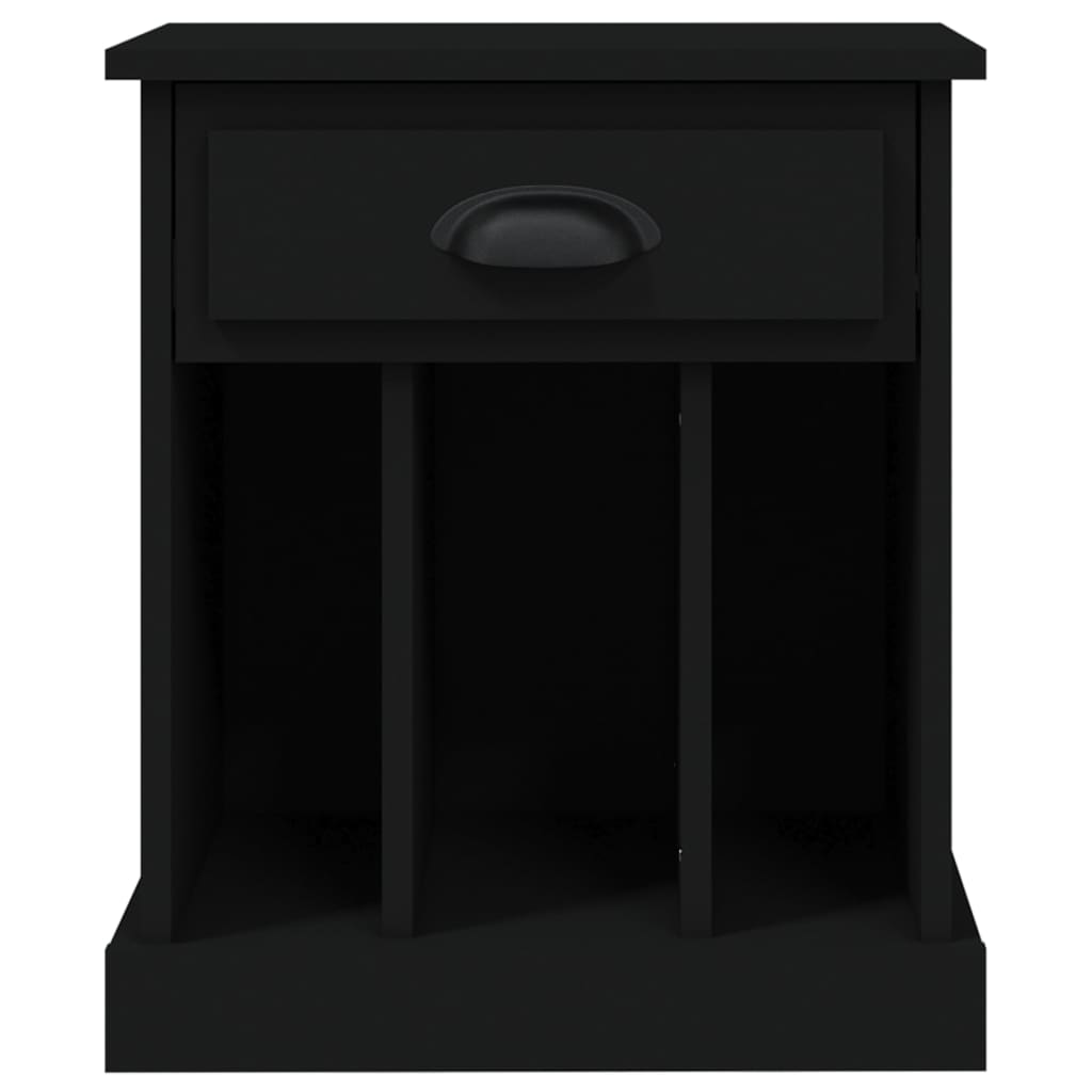 Comodino Nero 43x36x50 cm - homemem39