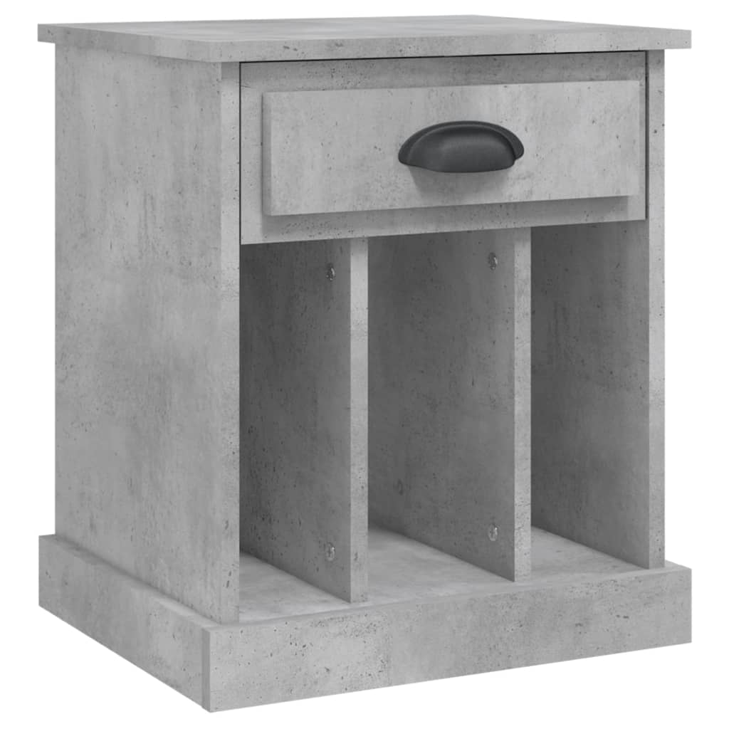 Comodini 2 pz Grigio Cemento 43x36x50 cm - homemem39