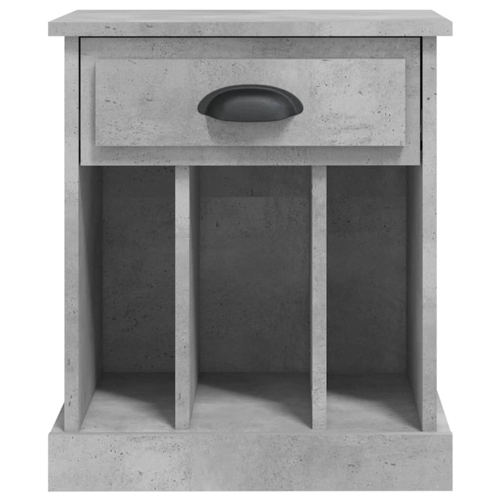 Comodini 2 pz Grigio Cemento 43x36x50 cm - homemem39