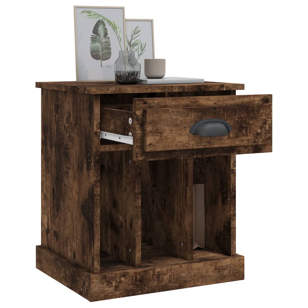 Comodino Rovere Fumo 43x36x50 cm - homemem39