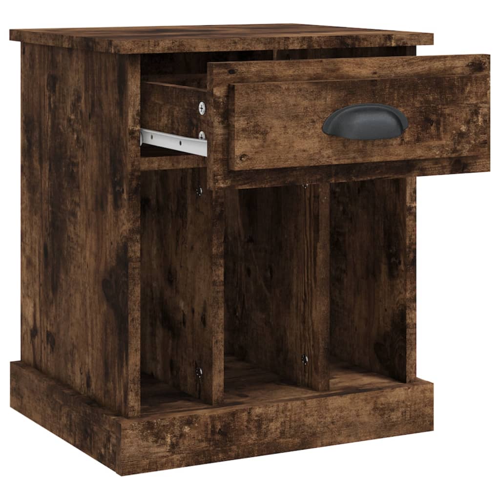 Comodino Rovere Fumo 43x36x50 cm - homemem39