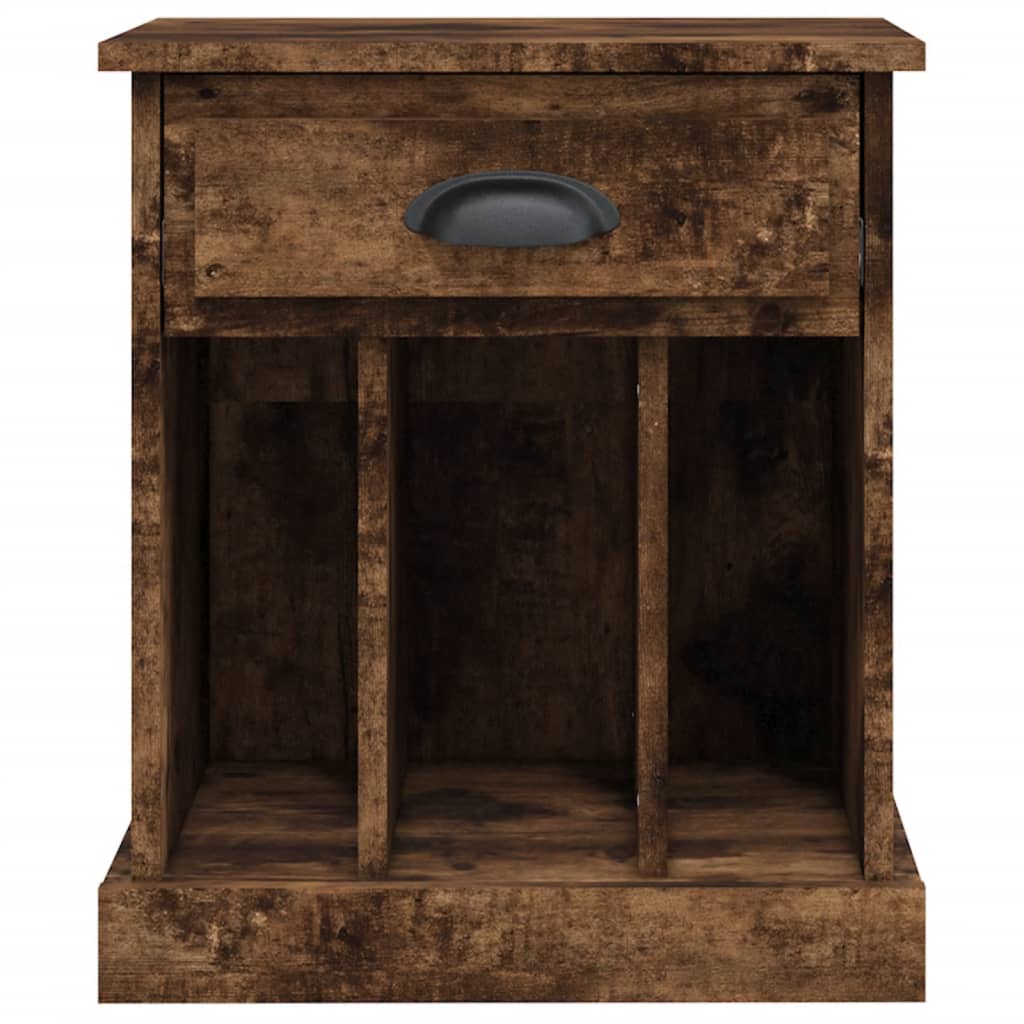 Comodini 2pz Rovere Fumo 43x36x50 cm - homemem39