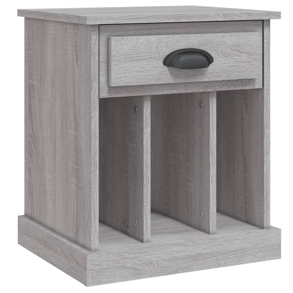 Comodino Grigio Sonoma 43x36x50 cm - homemem39