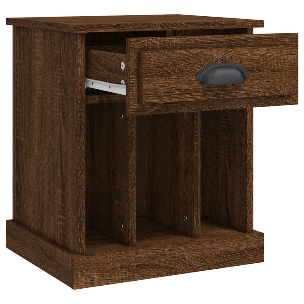 Comodini 2 pz Rovere Marrone 43x36x50 cm - homemem39