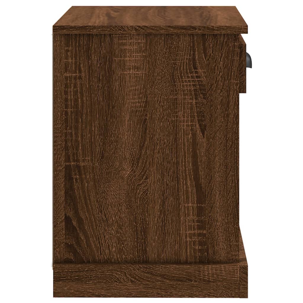 Comodini 2 pz Rovere Marrone 43x36x50 cm - homemem39