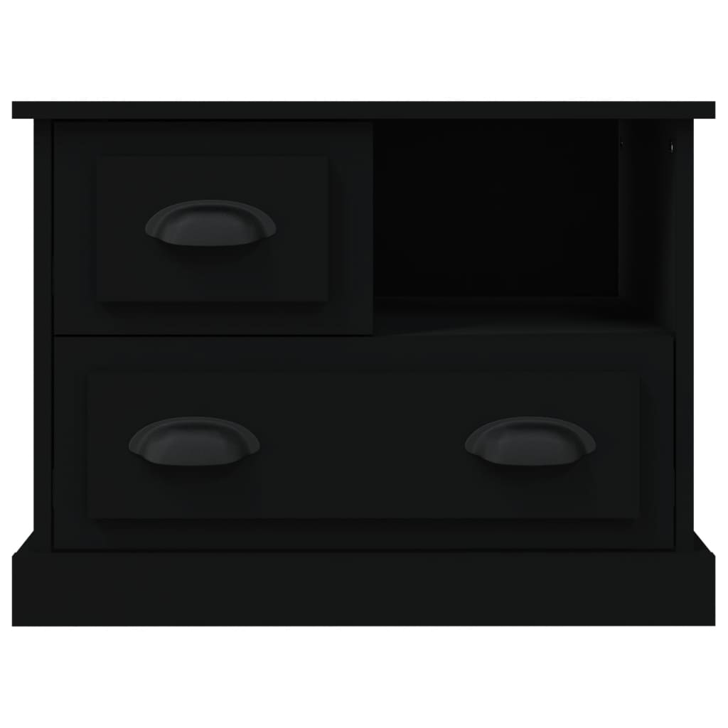 Comodino Nero 60x39x45 cm - homemem39