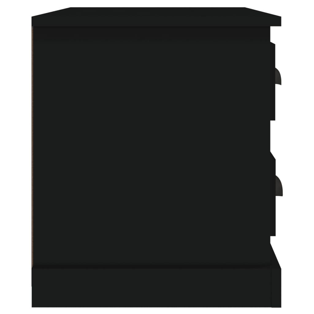 Comodino Nero 60x39x45 cm - homemem39